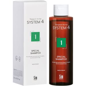 SIM System4 - Special Shampoo 1 - Normaalit ja rasvoittuvat hiukset - 250ml