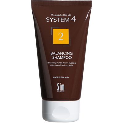 SIM System4 - Balancing Shampoo 2 - Kuiville tai värikäsitellyille hiuksille - 75 ml