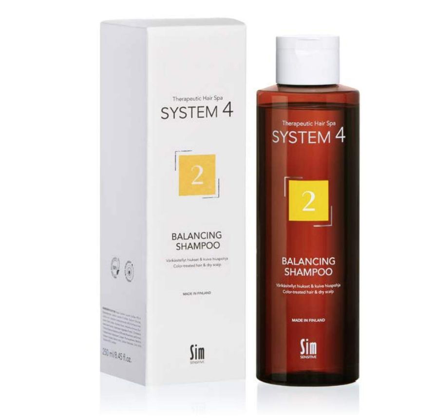 Sim System 4 Balancing Shampoo 2 - Kuiville tai värikäsitellyille hiuksille - 250ml