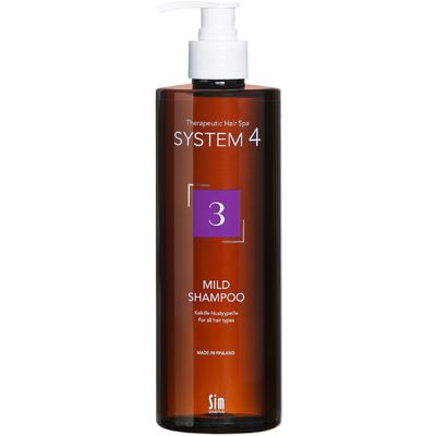 SIM System4 - Mild Shampoo 3 - Hiuspohjan hyvinvointiin - 500 ml