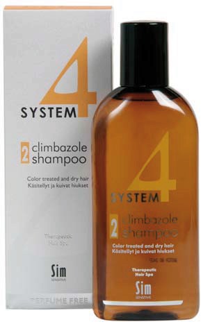 Sim System 4 Climbazole Shampoo 2 - Kuiville tai värikäsitellyille hiuksille