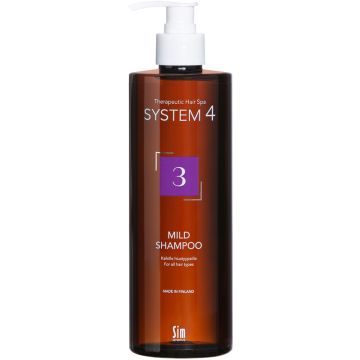 SIM System4 - Mild Shampoo 3 - Hiuspohjan hyvinvointiin - 500 ml