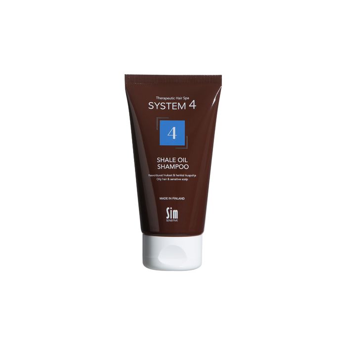 SIM System4 - Shale Oil Shampoo 4 - Rasvoittuville hiuksille - 75 ml