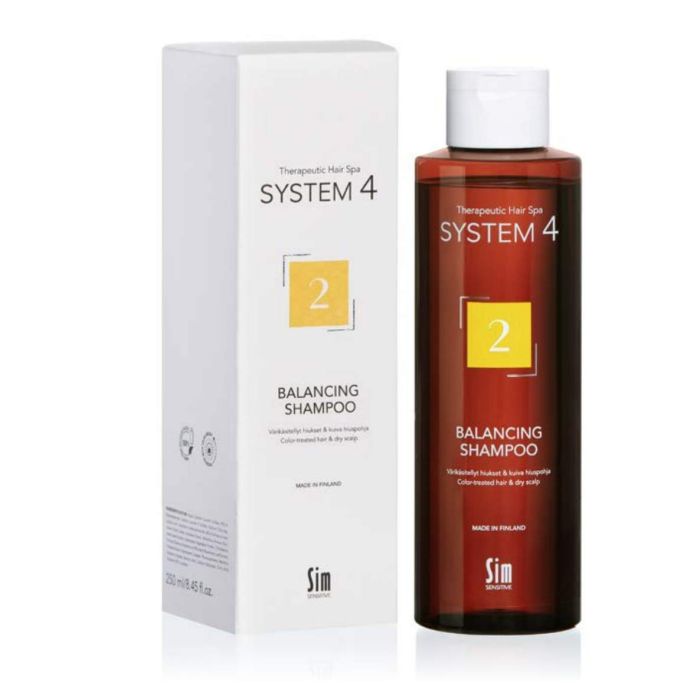 SIM System4 - Balancing Shampoo 2 - Kuiville tai värikäsitellyille hiuksille - 250ml