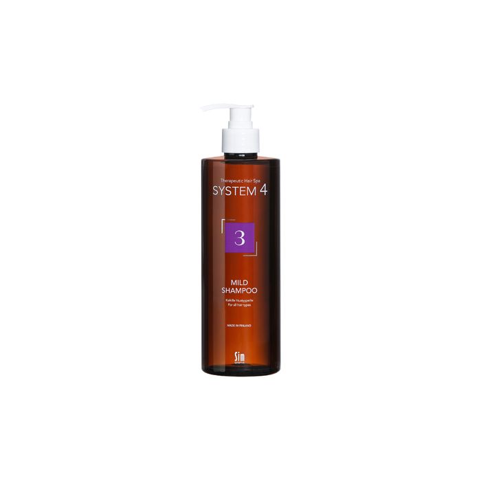 SIM System4 - Mild Shampoo 3 - Hiuspohjan hyvinvointiin - 500 ml