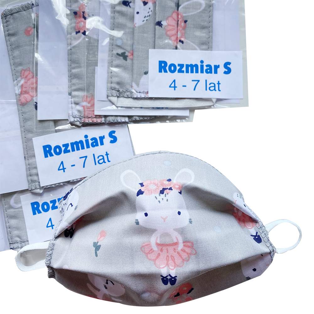 Kasvomaski Lasten S - Koko - Ballerina Pupu